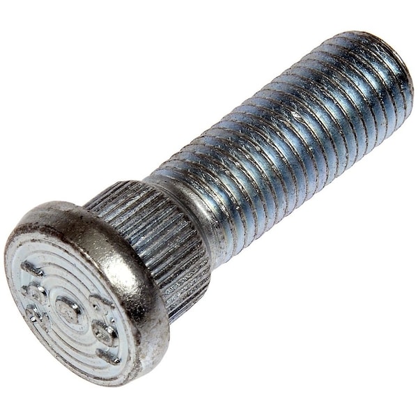 610-261 M12-1.50 Serrated Wheel Stud - 14.35mm Knurl, 42.5mm Length